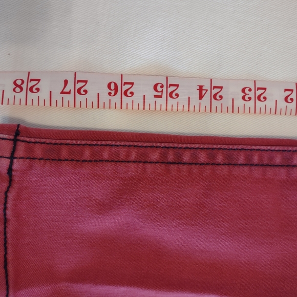 Hydraulic Jeans 11/12 Bailey Super Skinny bold rose color with black accents VGC - Picture 15 of 15